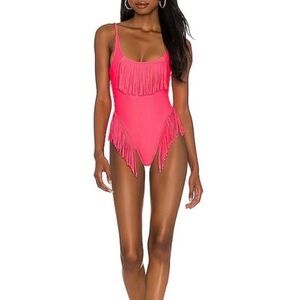 NWT Minimale Animale Fringe White Swimsuit